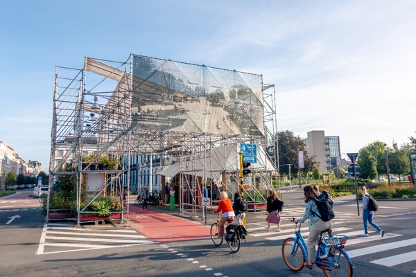 Paviljoenen maken plaats voor groen en meer ruimte voor fietsers en voetgangers